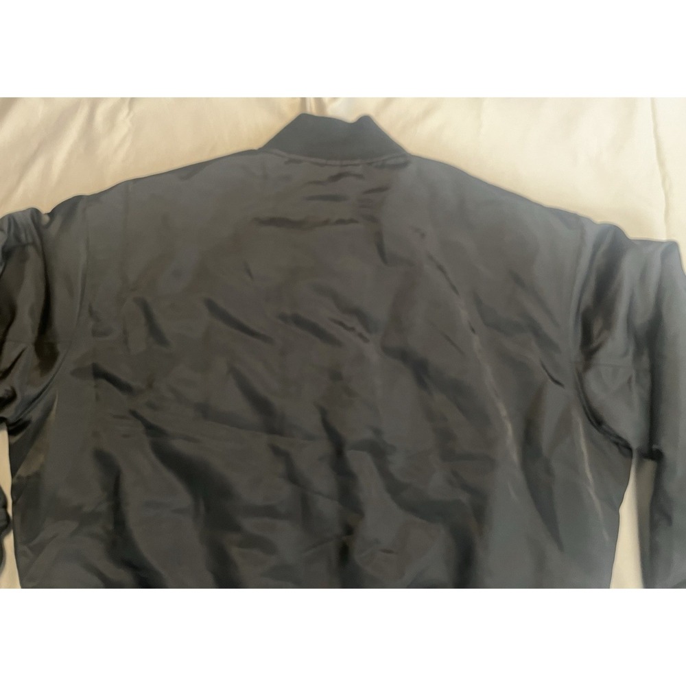 Air Jordan Reversible Varsity Jacket Black Coat Puffy 2XL DQ7344-010 - Picture 13 of 16